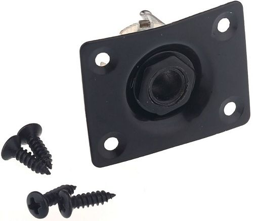 Musiclily M569 Выходной разъем электрогитары с накладкой, Les Paul style, черная.